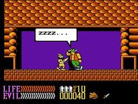 une photo d'Ã©cran de Wizards and Warriors 3 sur Nintendo Nes